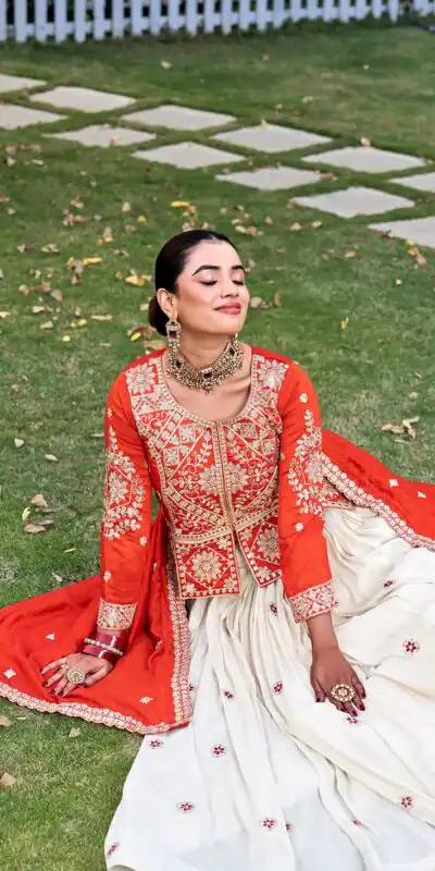 Ram 173 Orange in Color Vichitra Silk Embroidery Work Lehenga Choli . Now at just ₹2549. Delivery 4-6 Working Days. Shop now. | Bollywood Lehenga, Creative Lehenga, Designer Lehenga, Embroidered Lehenga, Lehenga, Party Wear Lehenga
