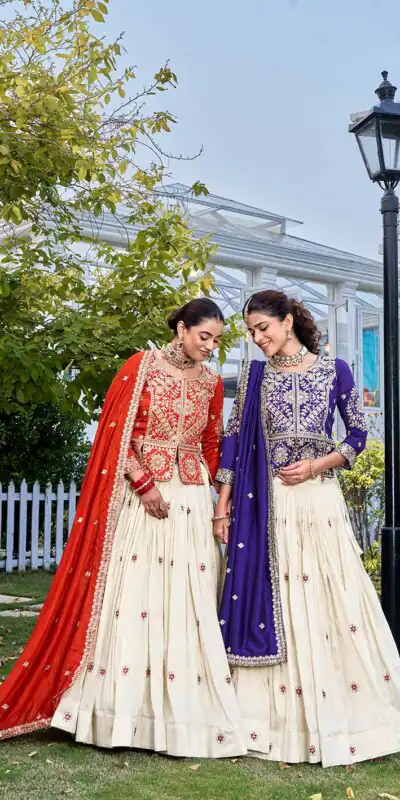 Ram 173 Orange in Color Vichitra Silk Embroidery Work Lehenga Choli . Now at just ₹2549. Delivery 4-6 Working Days. Shop now. | Bollywood Lehenga, Creative Lehenga, Designer Lehenga, Embroidered Lehenga, Lehenga, Party Wear Lehenga