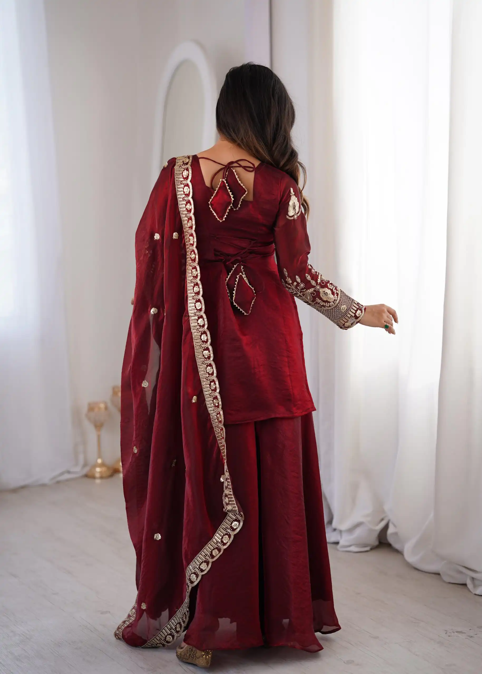 ZSR 3168 Maroon Color Fendy Silk With Embroidery Work Salwar Suit. Get it for ₹2149. Delivery 4-6 Working Days. Online Shop now. | Jump Suits, Straight Suits, Casual Suits, Creative suits, Designer Suits, Palazzo Suits, Party Wear Suits, Patiala Suits, Salwar suit