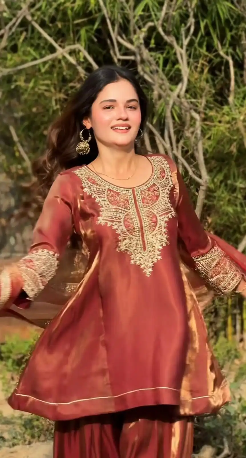 NF 1285 Rust Fandy Silk Salwar Suit with Lace Work & Embroidery Work. Introductory Price ₹2149. Delivery 4-6 Working Days. Shop now. | Jump Suits, Straight Suits, Casual Suits, Creative suits, Designer Suits, Palazzo Suits, Party Wear Suits, Patiala Suits, Salwar suit