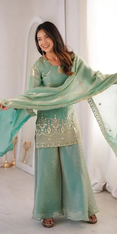 ZSR 3168 Sea Green Color Fendy Silk With Embroidery Work Salwar Suit. Get it for ₹2149. Delivery 4-6 Working Days. Online Shop now. | Jump Suits, Straight Suits, Casual Suits, Creative suits, Designer Suits, Palazzo Suits, Party Wear Suits, Patiala Suits, Salwar suit