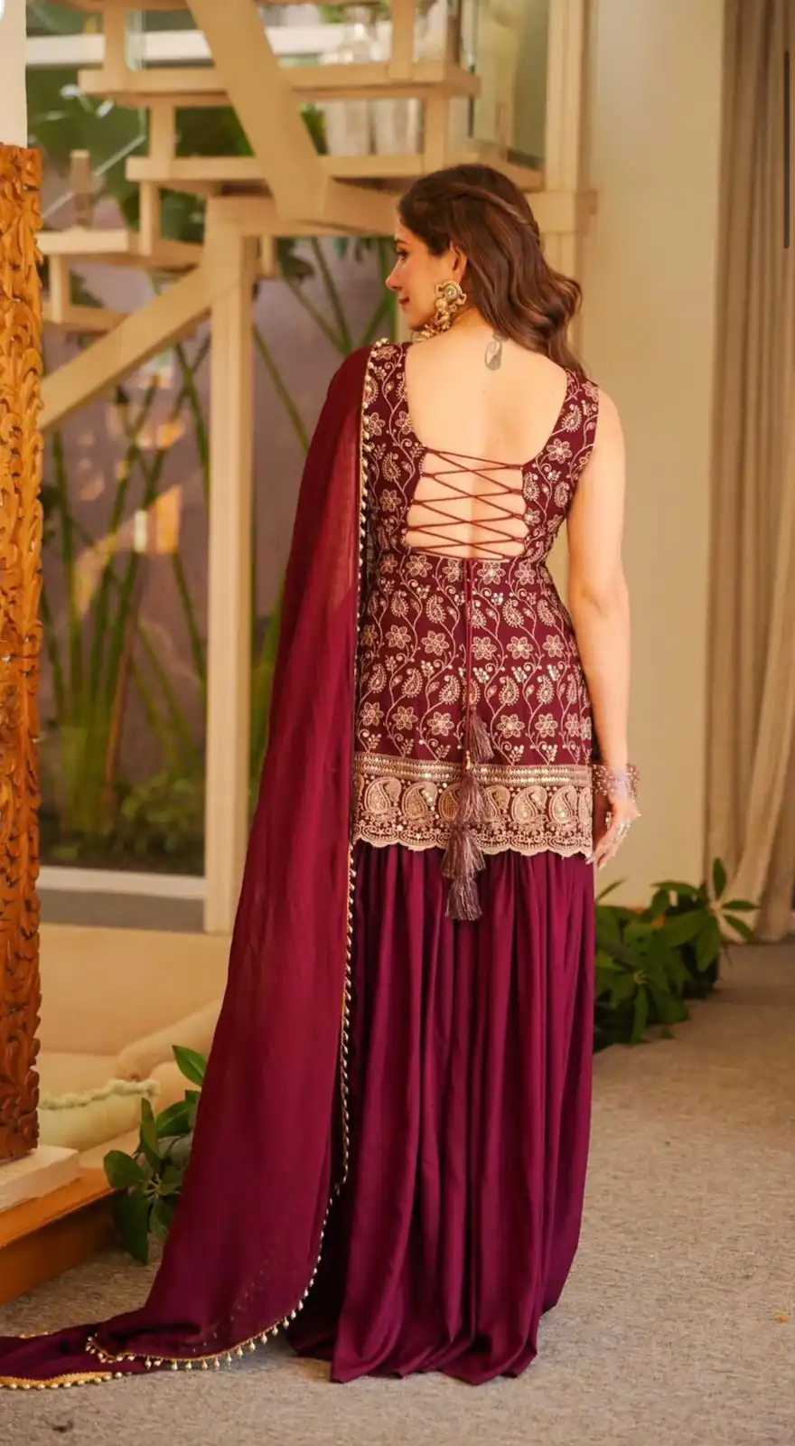 MD 3093 Red Blooming Faux Georgette Salwar Suit Perfect for Wedding, Party, Makar Sankranti, Baby Shower, Traditional Day – . Special Price ₹2149. Deliv | Jump Suits, Straight Suits, Casual Suits, Creative suits, Designer Suits, Palazzo Suits, Party Wear Suits, Patiala Suits, Salwar suit