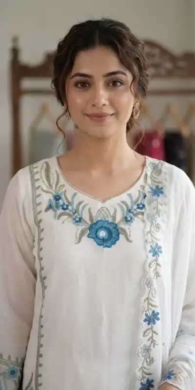 LG 2105 Blue Fox Georgette Salwar Suit With Embroidery Work. Affordable Price ₹2049. Delivery 4-6 Working Days. Shop now. | Jump Suits, Straight Suits, Casual Suits, Creative suits, Designer Suits, Palazzo Suits, Party Wear Suits, Patiala Suits, Salwar suit