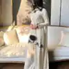 NF 1270 Off White Natural Crep Salwar Suit Brown with Embroidery Work. Exclusive Offer ₹1899. Delivery 4-6 Working Days. Shop now. | Jump Suits, Straight Suits, Casual Suits, Creative suits, Designer Suits, Palazzo Suits, Party Wear Suits, Patiala Suits, Salwar suit