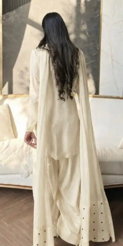 NF 1270 Off White Natural Crep Salwar Suit Brown with Embroidery Work. Exclusive Offer ₹1899. Delivery 4-6 Working Days. Shop now. | Jump Suits, Straight Suits, Casual Suits, Creative suits, Designer Suits, Palazzo Suits, Party Wear Suits, Patiala Suits, Salwar suit