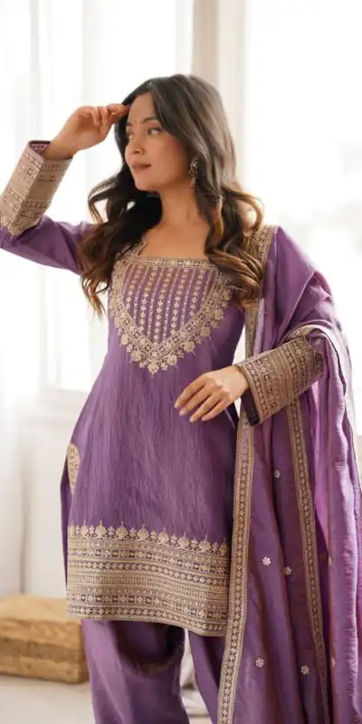 KB 303 Onion Vichitra Silk Salwar Suit with Embroidery Work. Wedding, Party, Festive, Events, Grab it for ₹2049. Delivery 4-6 Working Days. Shop now. | Jump Suits, Straight Suits, Casual Suits, Creative suits, Designer Suits, Palazzo Suits, Party Wear Suits, Patiala Suits, Salwar suit