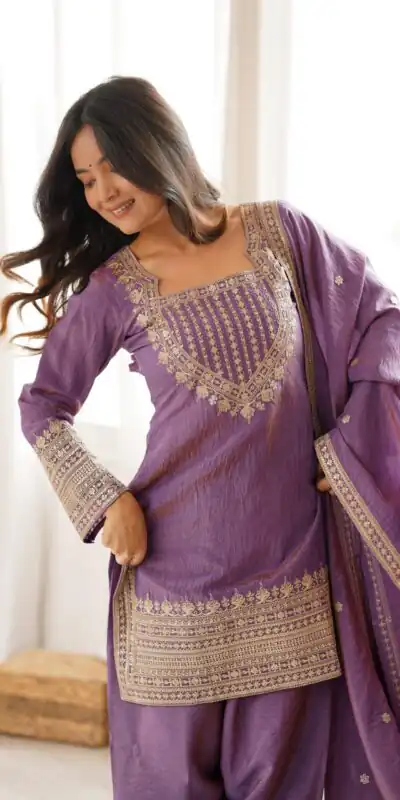 KB 303 Onion Vichitra Silk Salwar Suit with Embroidery Work. Wedding, Party, Festive, Events, Grab it for ₹2049. Delivery 4-6 Working Days. Shop now. | Jump Suits, Straight Suits, Casual Suits, Creative suits, Designer Suits, Palazzo Suits, Party Wear Suits, Patiala Suits, Salwar suit