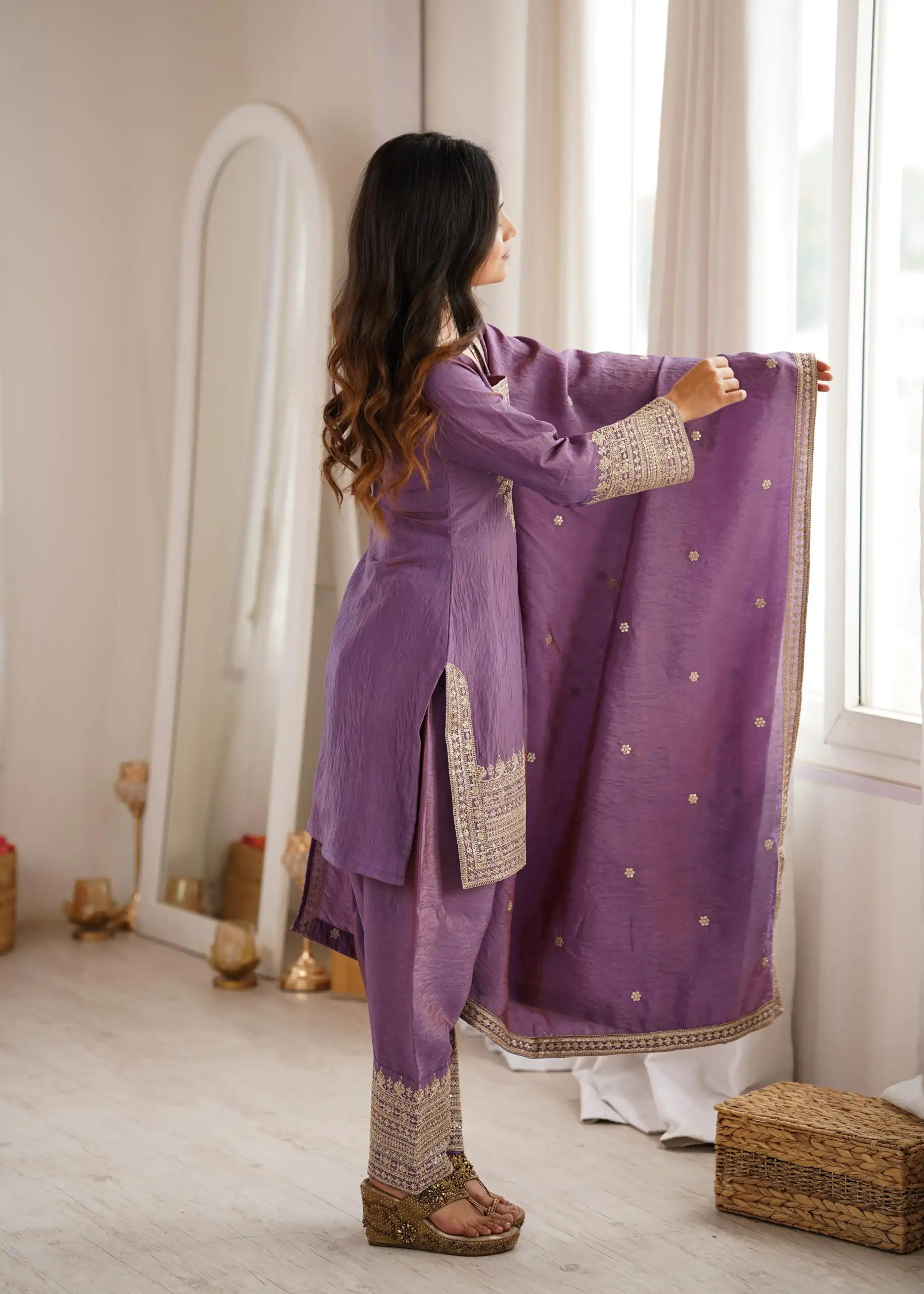 KB 303 Onion Vichitra Silk Salwar Suit with Embroidery Work. Wedding, Party, Festive, Events, Grab it for ₹2049. Delivery 4-6 Working Days. Shop now. | Jump Suits, Straight Suits, Casual Suits, Creative suits, Designer Suits, Palazzo Suits, Party Wear Suits, Patiala Suits, Salwar suit