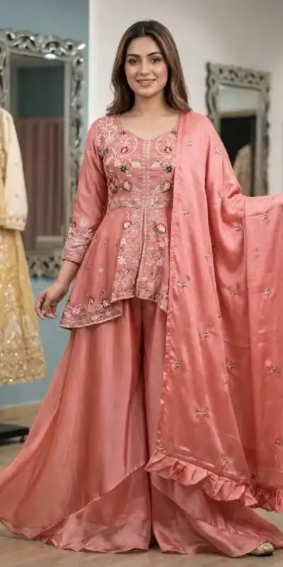 LG 2051 Peach in Rangoli Silk Embroidery Work Salwar Suit . Introductory Price ₹2549. Delivery 4-6 Working Days. Shop now. | Jump Suits, Straight Suits, Casual Suits, Creative suits, Designer Suits, Palazzo Suits, Party Wear Suits, Patiala Suits, Salwar suit