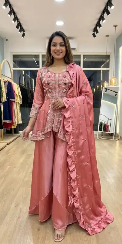 LG 2051 Peach in Rangoli Silk Embroidery Work Salwar Suit . Introductory Price ₹2549. Delivery 4-6 Working Days. Shop now. | Jump Suits, Straight Suits, Casual Suits, Creative suits, Designer Suits, Palazzo Suits, Party Wear Suits, Patiala Suits, Salwar suit
