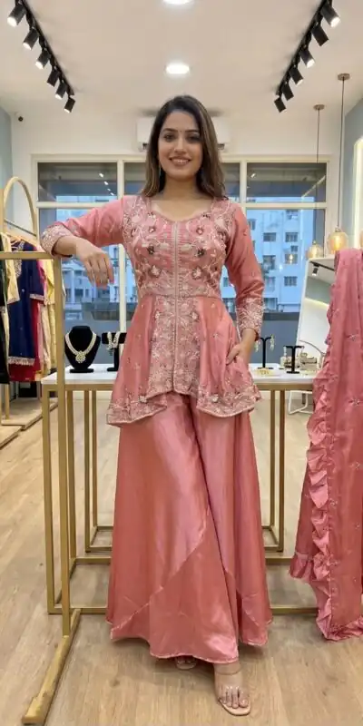LG 2051 Peach in Rangoli Silk Embroidery Work Salwar Suit . Introductory Price ₹2549. Delivery 4-6 Working Days. Shop now. | Jump Suits, Straight Suits, Casual Suits, Creative suits, Designer Suits, Palazzo Suits, Party Wear Suits, Patiala Suits, Salwar suit
