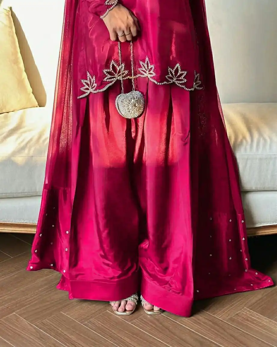 NF 1270 Pink Natural Crep Salwar Suit Brown with Embroidery Work. Exclusive Offer ₹1899. Delivery 4-6 Working Days. Shop now. | Jump Suits, Straight Suits, Casual Suits, Creative suits, Designer Suits, Palazzo Suits, Party Wear Suits, Patiala Suits, Salwar suit