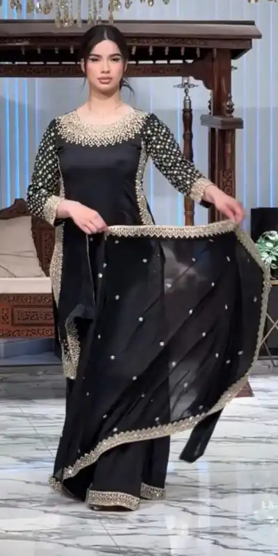 ZB 5056 Black in Color Natural Crepe Embroidery Work Salwar Suit . Wedding, Party, Festive, Events, Get it for ₹2199. Delivery 4-6 Working Days. Shop now. | Jump Suits, Straight Suits, Casual Suits, Creative suits, Designer Suits, Palazzo Suits, Party Wear Suits, Patiala Suits, Salwar suit