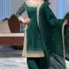 ZB 5056 Green in Color Natural Crepe Embroidery Work Salwar Suit . Wedding, Party, Festive, Events, Get it for ₹2199. Delivery 4-6 Working Days. Shop now. | Jump Suits, Straight Suits, Casual Suits, Creative suits, Designer Suits, Palazzo Suits, Party Wear Suits, Patiala Suits, Salwar suit