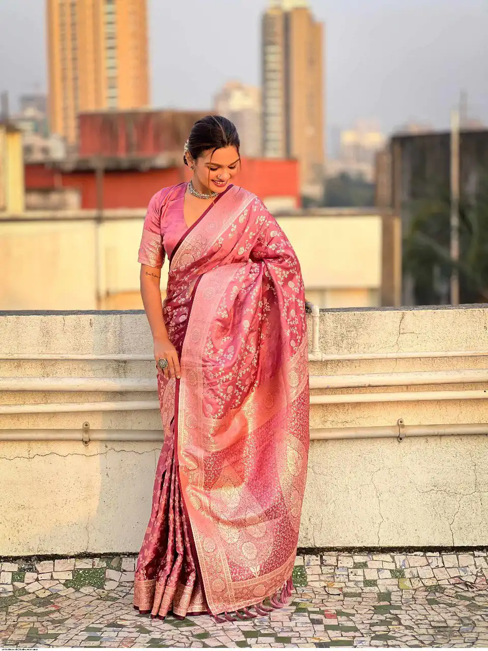 KPR 290 Peach in Soft Lichi Silk Jacquard Work Designer Work Saree . Exclusive Offer ₹1349. Delivery 4-6 Working Days. Shop now. | Bollywood Sarees, Creative Sarees, Designer Sarees, Embroidered Sarees, Ethnic Saree, Modern Digital sarees, Party Wear Sarees, Sarees