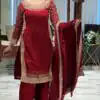ZB 5056 Red in Color Natural Crepe Embroidery Work Salwar Suit . Wedding, Party, Festive, Events, Get it for ₹2199. Delivery 4-6 Working Days. Shop now. | Jump Suits, Straight Suits, Casual Suits, Creative suits, Designer Suits, Palazzo Suits, Party Wear Suits, Patiala Suits, Salwar suit