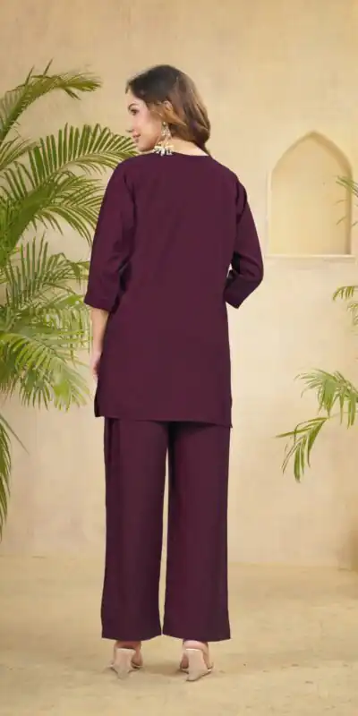 DIVA 158 Wine Viscose Rayon Kurti with Embroidery Work & Mirror Work. Wedding, Party, Festive Grab it for ₹1749. Delivery 4-6 Working Days. Shop now. | Bollywood Kurti, Creative Kurtis, Designer Kurti, Kurti, Party Wear Kurti, Selfie Kurti