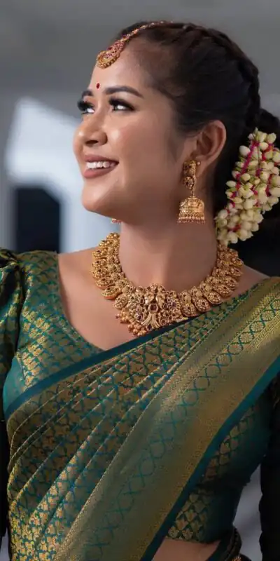 KPR 153 Green Color Soft Lichi Silk Saree with Jacquard Work. Best Price ₹1349. Delivery 4-6 Working Days. Online Shop now. | Bollywood Sarees, Creative Sarees, Designer Sarees, Embroidered Sarees, Ethnic Saree, Modern Digital sarees, Party Wear Sarees, Sarees