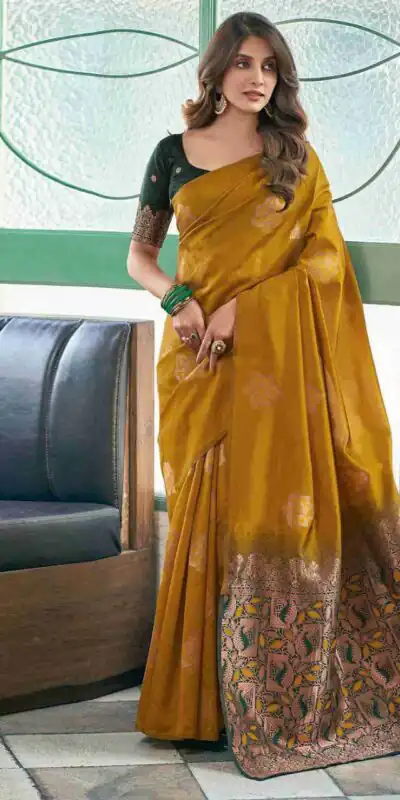 KPR 217 Mastered Soft Lichi Silk Jacquard Work Saree with Designer Work Wedding, Party, Festive, Events, Deal ₹1299. Delivery 4-6 Working Days. Shop now. | Bollywood Sarees, Creative Sarees, Designer Sarees, Embroidered Sarees, Ethnic Saree, Modern Digital sarees, Party Wear Sarees, Sarees