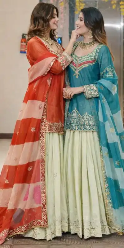 ZC 8008 Orange in Fandy Silk Sequins Work & Embroidery Work Lehenga Choli . Introductory Price ₹2499. Delivery 4-6 Working Days. Shop now. | Bollywood Lehenga, Creative Lehenga, Designer Lehenga, Embroidered Lehenga, Lehenga, Party Wear Lehenga