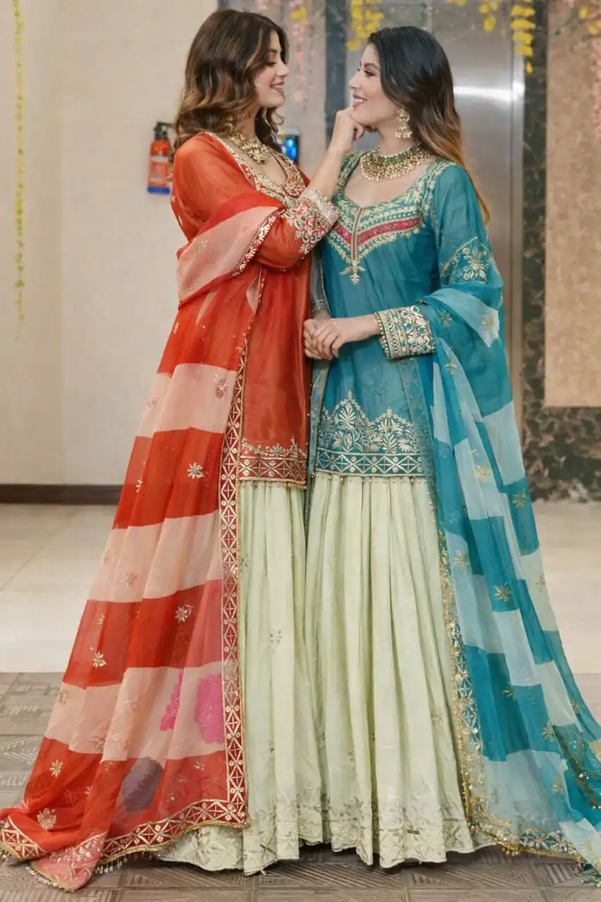 ZC 8008 Orange in Fandy Silk Sequins Work & Embroidery Work Lehenga Choli . Introductory Price ₹2499. Delivery 4-6 Working Days. Shop now. | Bollywood Lehenga, Creative Lehenga, Designer Lehenga, Embroidered Lehenga, Lehenga, Party Wear Lehenga