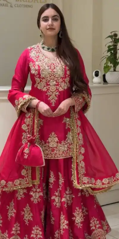 RTC 6041 Pink Chinon Silk Salwar Suit Perfect for Wedding, Party, Ganesh Chaturthi, Baby Shower, Makar Sankranti – . Affordable Price ₹2649. De | Jump Suits, Straight Suits, Casual Suits, Creative suits, Designer Suits, Palazzo Suits, Party Wear Suits, Patiala Suits, Salwar suit