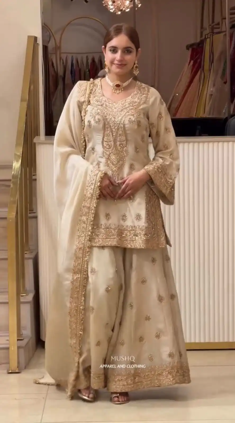 AD 236 Cream Color Chinon Silk Salwar Suit with Embroidery Work. Online Get it for ₹2149. Delivery 4-6 Working Days. Shop now. | Jump Suits, Straight Suits, Casual Suits, Creative suits, Designer Suits, Palazzo Suits, Party Wear Suits, Patiala Suits, Salwar suit