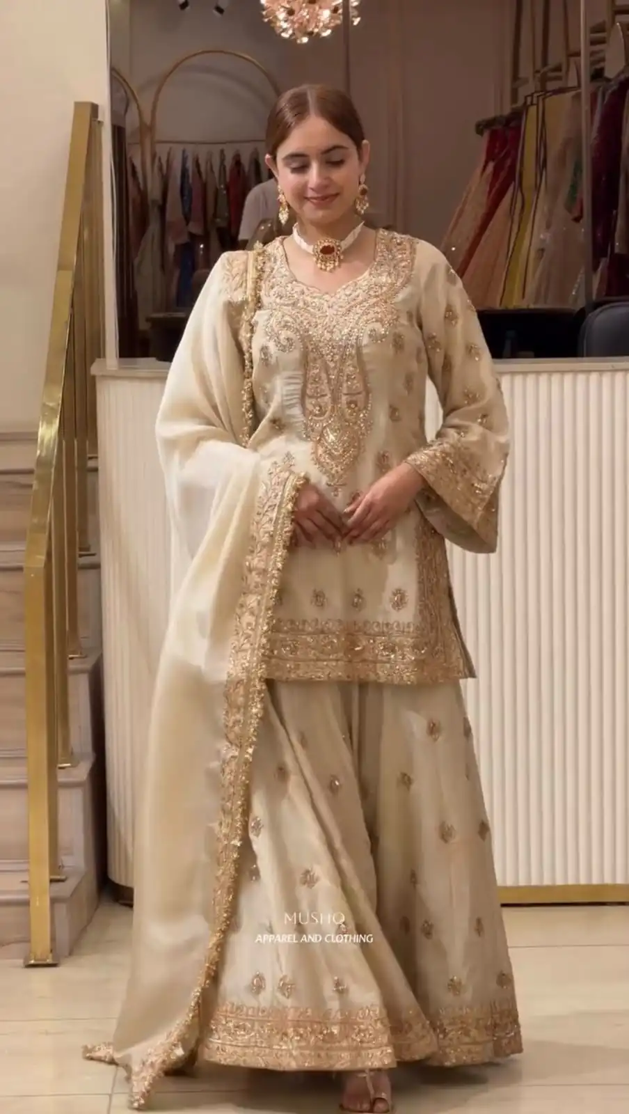 AD 236 Cream Color Chinon Silk Salwar Suit with Embroidery Work. Online Get it for ₹2149. Delivery 4-6 Working Days. Shop now. | Jump Suits, Straight Suits, Casual Suits, Creative suits, Designer Suits, Palazzo Suits, Party Wear Suits, Patiala Suits, Salwar suit