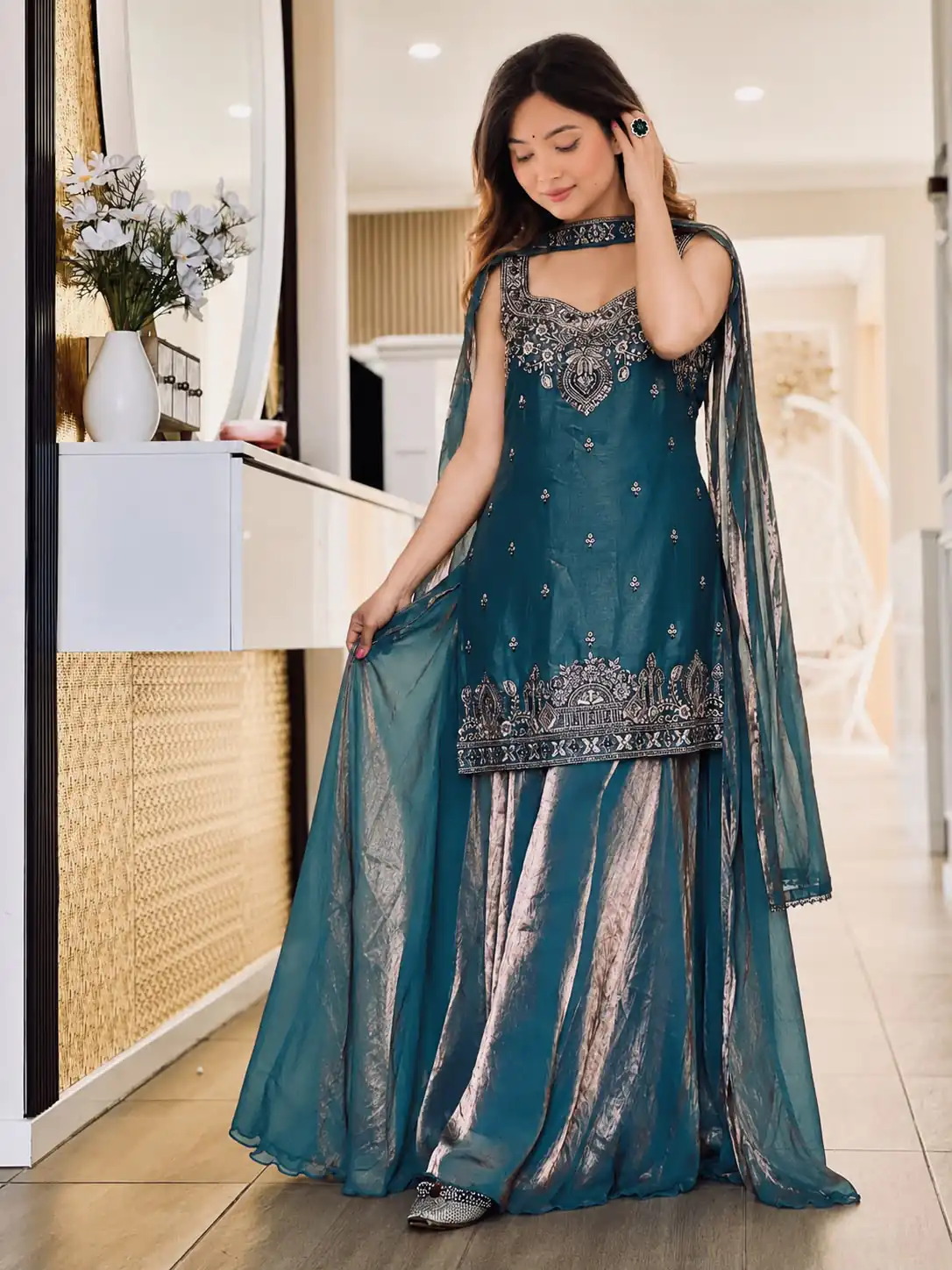 MF 489 Blue in Pure Frendy Silk Zari Work & Embroidery Work Salwar Suit . Special Price ₹2099. Delivery 4-6 Working Days. Shop now. | Jump Suits, Straight Suits, Casual Suits, Creative suits, Designer Suits, Palazzo Suits, Party Wear Suits, Patiala Suits, Salwar suit