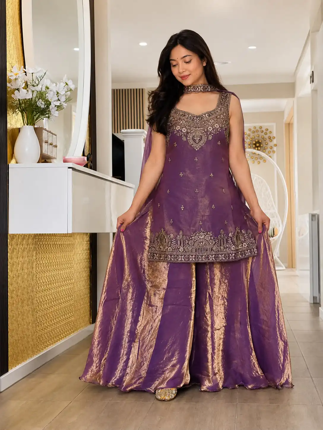 MF 489 Purple Pure Frendy Silk Zari Work & Embroidery Work Salwar Suit . Special Price ₹2099. Delivery 4-6 Working Days. Shop now. | Jump Suits, Straight Suits, Casual Suits, Creative suits, Designer Suits, Palazzo Suits, Party Wear Suits, Patiala Suits, Salwar suit