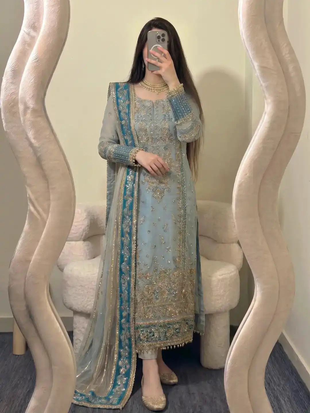 ZSR 3175 Blue Fox Georgette Salwar Suit with Embroidery Work & Sequins Work. Grab it for ₹2399. Delivery 4-6 Working Days. Shop now. | Jump Suits, Straight Suits, Casual Suits, Creative suits, Designer Suits, Palazzo Suits, Party Wear Suits, Patiala Suits, Salwar suit