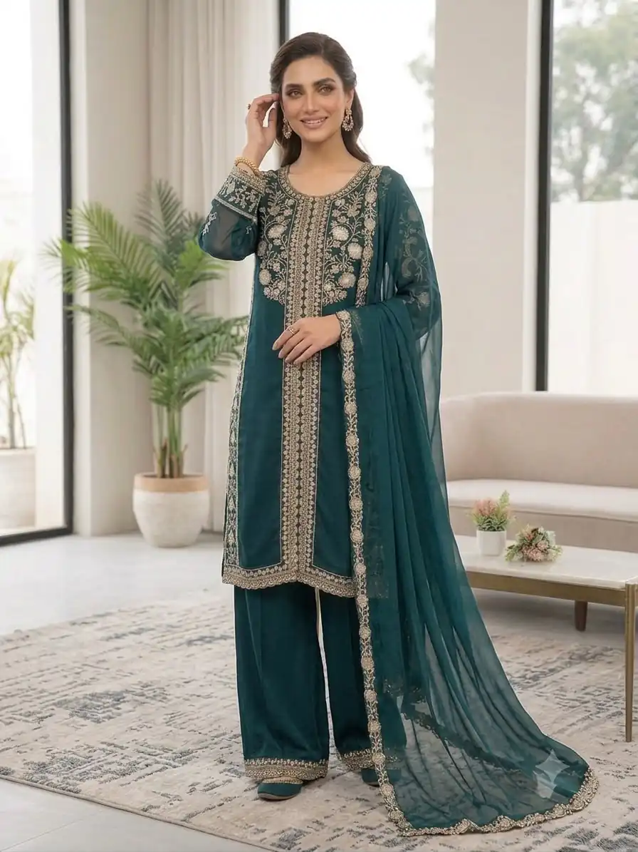 LG 2122 Teal | Roman Salwar Suit with Sequins Work & Embroidery Work. Special Price ₹2149. Delivery 4-6 Working Days. Shop now. | Jump Suits, Straight Suits, Casual Suits, Creative suits, Designer Suits, Palazzo Suits, Party Wear Suits, Patiala Suits, Salwar suit