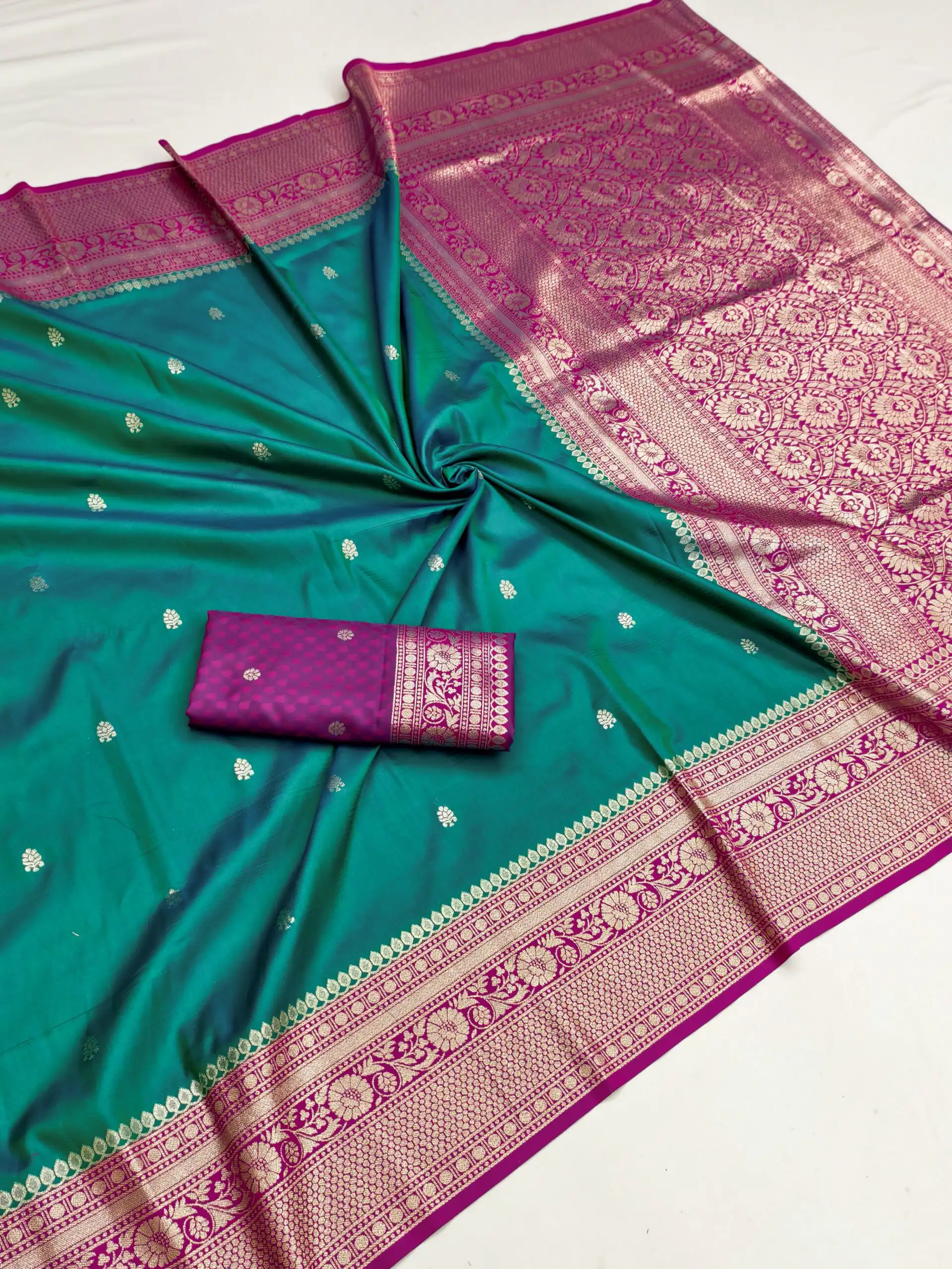 MB 6079 Firozi Soft Banarasi Silk Saree with Zari Work & Moti Work. Introductory Price ₹1949. Delivery 4-6 Working Days. Shop now. | Bollywood Sarees, Creative Sarees, Designer Sarees, Embroidered Sarees, Ethnic Saree, Modern Digital sarees, Party Wear Sarees, Sarees