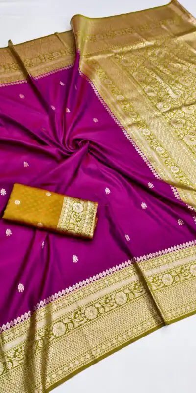 MB 6079 Pink Soft Banarasi Silk Saree with Zari Work & Moti Work. Introductory Price ₹1949. Delivery 4-6 Working Days. Shop now. | Bollywood Sarees, Creative Sarees, Designer Sarees, Embroidered Sarees, Ethnic Saree, Modern Digital sarees, Party Wear Sarees, Sarees