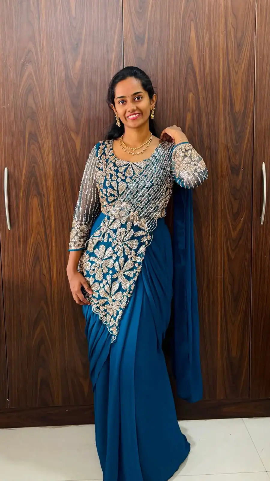 ST 1201 Blue in Faux Georgette Zari Work & Embroidery Work Saree. Special Price ₹1899. Delivery 4-6 Working Days. Shop now. | Bollywood Sarees, Creative Sarees, Designer Sarees, Embroidered Sarees, Ethnic Saree, Modern Digital sarees, Party Wear Sarees, Sarees
