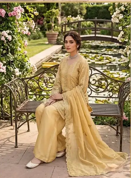 KD 1583 Golden | Golden Zimmy Silk Salwar Suit with Sequins Work. Special Price ₹1699. Delivery 4-6 Working Days. Shop now. | Jump Suits, Straight Suits, Casual Suits, Creative suits, Designer Suits, Palazzo Suits, Party Wear Suits, Patiala Suits, Salwar suit