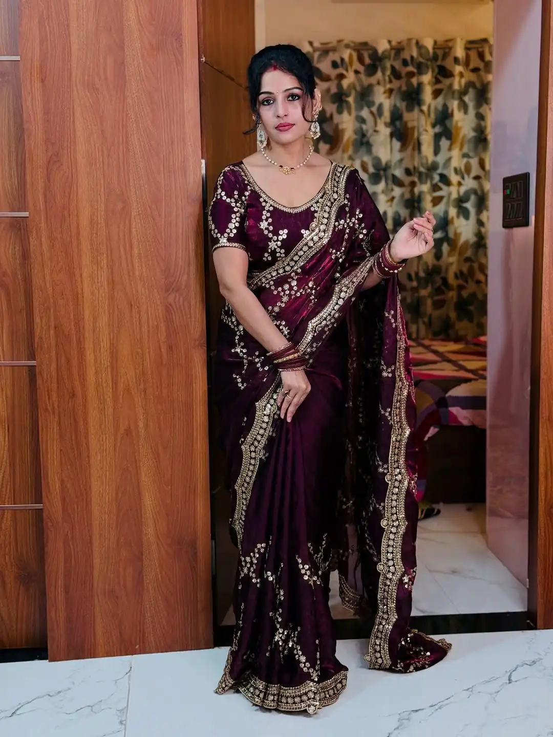 NC 5524 Maroon Color Space Silk Saree with Embroidery Work & Zari Work. Best Price ₹2149. Delivery 4-6 Working Days. Shop now. | Bollywood Sarees, Creative Sarees, Designer Sarees, Embroidered Sarees, Ethnic Saree, Modern Digital sarees, Party Wear Sarees, Sarees