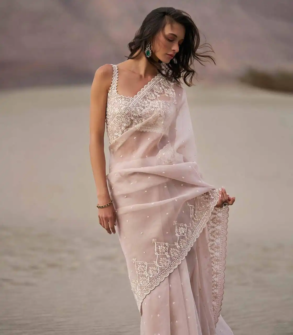 JR 650 in Off White Tabby Organza Sequins Work & Embroidery Work Saree . Available at ₹1899 only. Delivery 4-6 Working Days. Shop now. | Bollywood Sarees, Creative Sarees, Designer Sarees, Embroidered Sarees, Ethnic Saree, Modern Digital sarees, Party Wear Sarees, Sarees