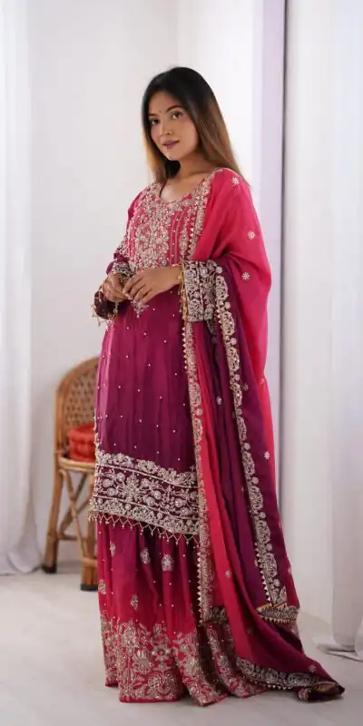 SP 01 Red Color Chinon Silk Designer Work Salwar Suit in Get it for ₹2499. Delivery 4-6 Working Days. Best Online Shop now. | Jump Suits, Straight Suits, Casual Suits, Creative suits, Designer Suits, Palazzo Suits, Party Wear Suits, Patiala Suits, Salwar suit