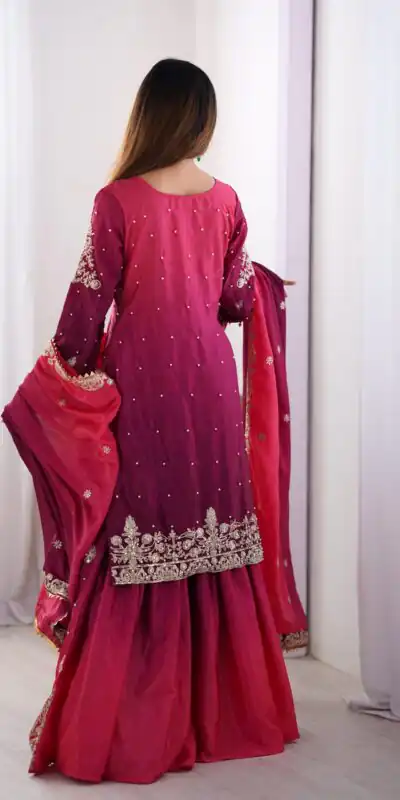 SP 01 Red Color Chinon Silk Designer Work Salwar Suit in Get it for ₹2499. Delivery 4-6 Working Days. Best Online Shop now. | Jump Suits, Straight Suits, Casual Suits, Creative suits, Designer Suits, Palazzo Suits, Party Wear Suits, Patiala Suits, Salwar suit