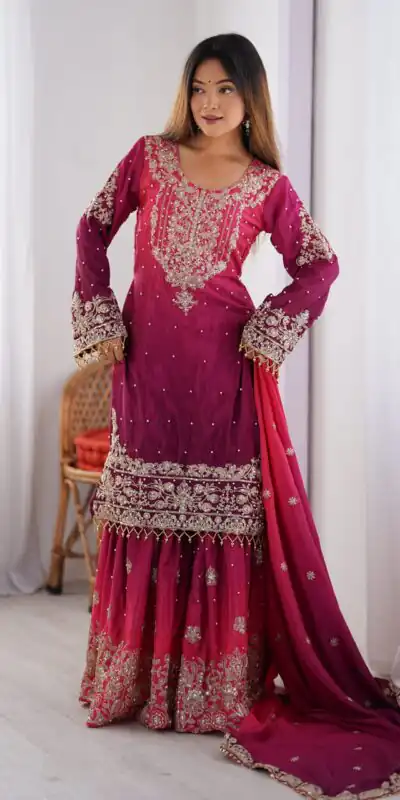 SP 01 Red Color Chinon Silk Designer Work Salwar Suit in Get it for ₹2499. Delivery 4-6 Working Days. Best Online Shop now. | Jump Suits, Straight Suits, Casual Suits, Creative suits, Designer Suits, Palazzo Suits, Party Wear Suits, Patiala Suits, Salwar suit