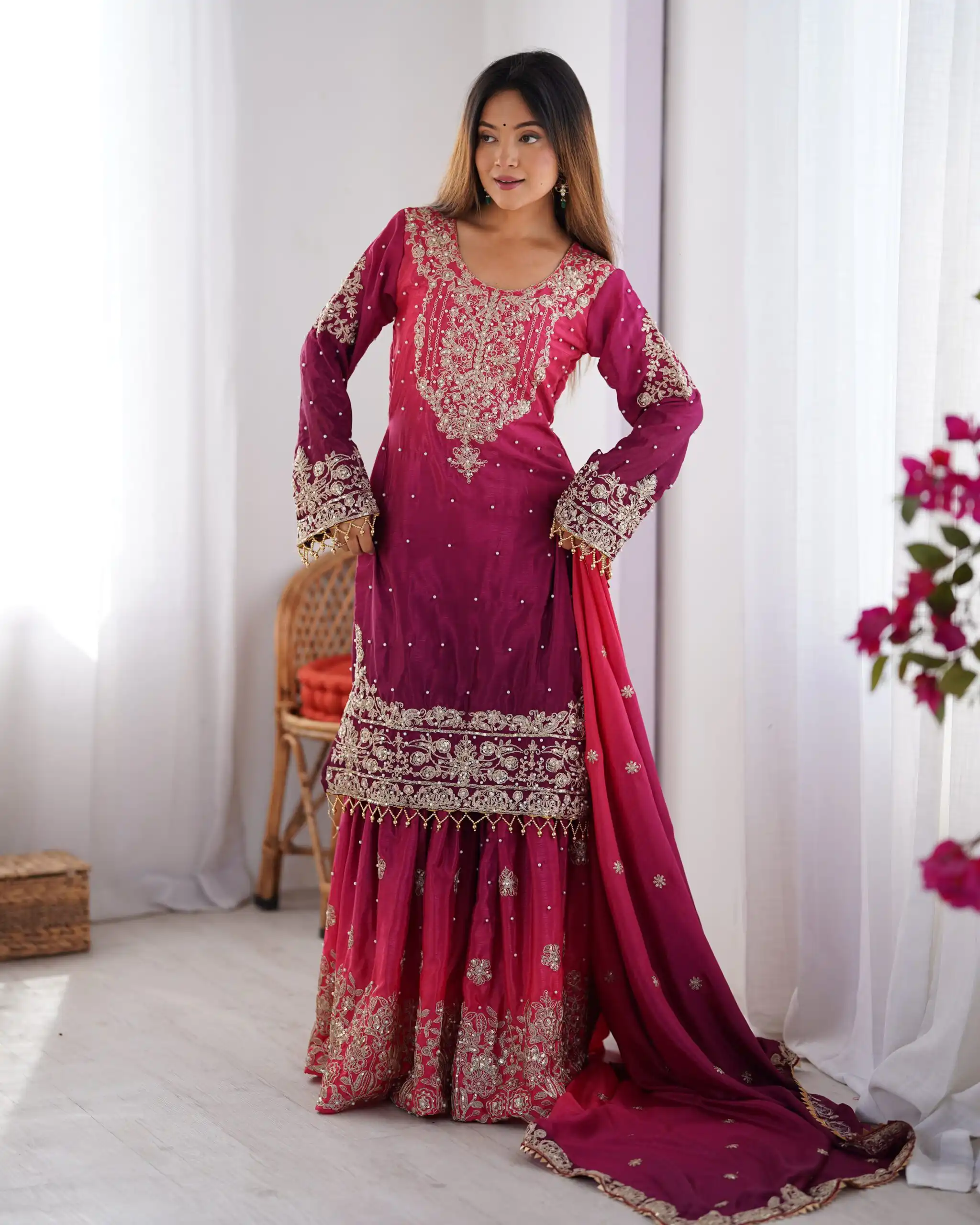 SP 01 Red Color Chinon Silk Designer Work Salwar Suit in Get it for ₹2499. Delivery 4-6 Working Days. Best Online Shop now. | Jump Suits, Straight Suits, Casual Suits, Creative suits, Designer Suits, Palazzo Suits, Party Wear Suits, Patiala Suits, Salwar suit