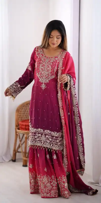 SP 01 Red Color Chinon Silk Designer Work Salwar Suit in Get it for ₹2499. Delivery 4-6 Working Days. Best Online Shop now. | Jump Suits, Straight Suits, Casual Suits, Creative suits, Designer Suits, Palazzo Suits, Party Wear Suits, Patiala Suits, Salwar suit