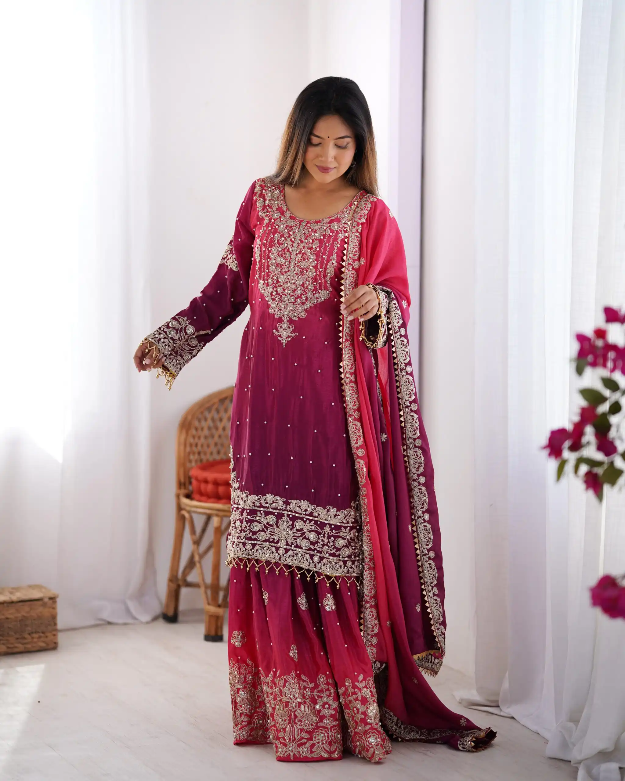 SP 01 Red Color Chinon Silk Designer Work Salwar Suit in Get it for ₹2499. Delivery 4-6 Working Days. Best Online Shop now. | Jump Suits, Straight Suits, Casual Suits, Creative suits, Designer Suits, Palazzo Suits, Party Wear Suits, Patiala Suits, Salwar suit
