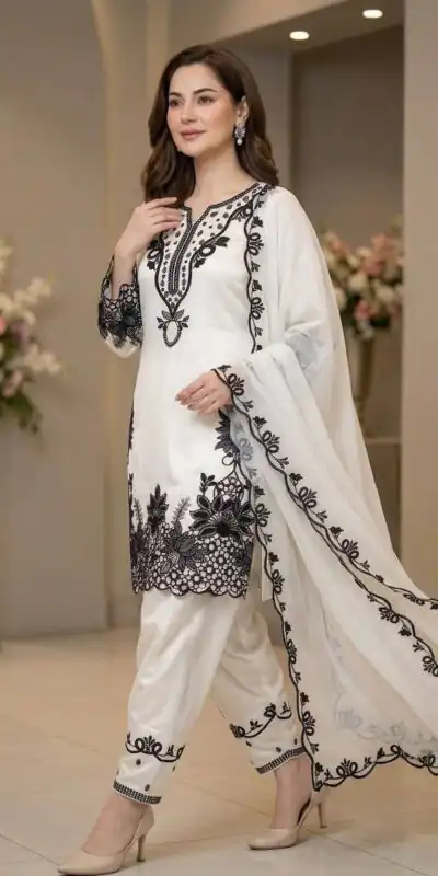 LG 2090 White in Glass Roman Sequins Work & Embroidery Work Salwar Suit . Special Price ₹2399. Delivery 4-6 Working Days. Shop now. | Jump Suits, Straight Suits, Casual Suits, Creative suits, Designer Suits, Palazzo Suits, Party Wear Suits, Patiala Suits, Salwar suit