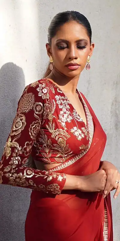 JR 646 Red Georgette Saree Perfect for Wedding, Party, Traditional Day, Housewarming, Pongal – . Exclusive Offer ₹1699. Delivery 4-6 Working Days. Shop | Bollywood Sarees, Creative Sarees, Designer Sarees, Embroidered Sarees, Ethnic Saree, Modern Digital sarees, Party Wear Sarees, Sarees