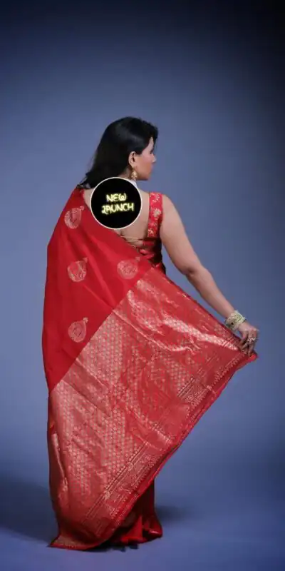 KP 2072 Red Color Yellow Soft Lichi Silk Saree with Jacquard Work. Best Price ₹1299. Delivery 4-6 Working Days. Shop now. | Bollywood Sarees, Creative Sarees, Designer Sarees, Embroidered Sarees, Ethnic Saree, Modern Digital sarees, Party Wear Sarees, Sarees