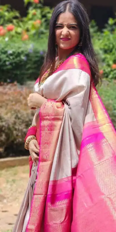 KPR 198 Silver Color Yellow Soft Lichi Silk Saree with Jacquard Work. Best Price ₹1499. Delivery 4-6 Working Days. Shop now. | Bollywood Sarees, Creative Sarees, Designer Sarees, Embroidered Sarees, Ethnic Saree, Modern Digital sarees, Party Wear Sarees, Sarees