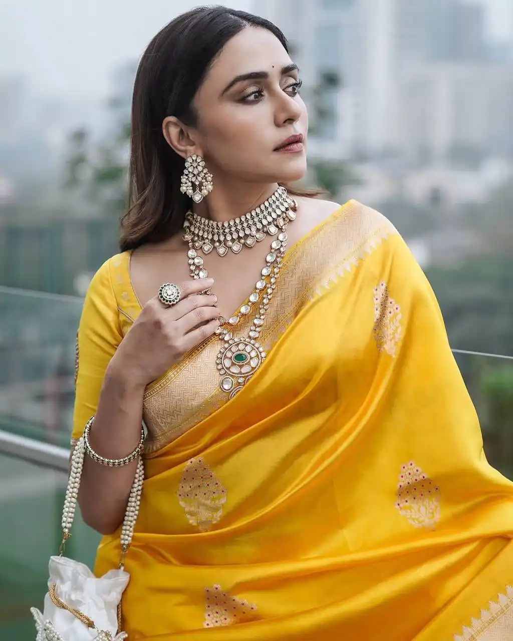 KPR 253 Yellow Color Yellow Soft Lichi Silk Saree with Jacquard Work. Best Price ₹1349. Delivery 4-6 Working Days. Shop now. | Bollywood Sarees, Creative Sarees, Designer Sarees, Embroidered Sarees, Ethnic Saree, Modern Digital sarees, Party Wear Sarees, Sarees