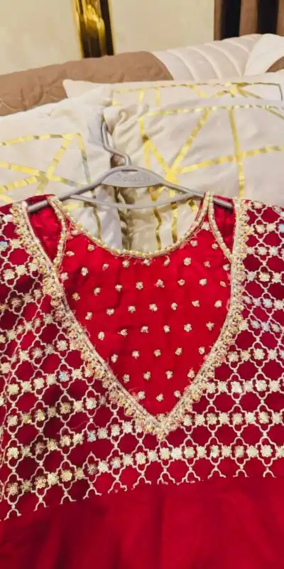 JF 049 Red Georgette Gown with Embroidery Work & Sequins Work. Exclusive Offer ₹2149. Delivery 4-6 Working Days. Shop now. | Bollywood Gowns, Creative Gowns, Designer Gowns, Embroidered Gowns, Gowns, Party Wear Gowns